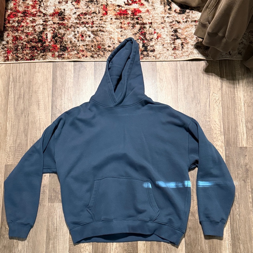 Abercrombie & Fitch Oversized Deep Blue Hoodie